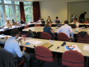 First day of class at Maastricht University. 