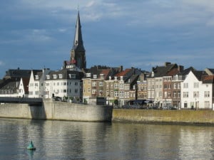 Touring Maastricht, The Netherlands, where we were attending university. Lovely town, lovely people.