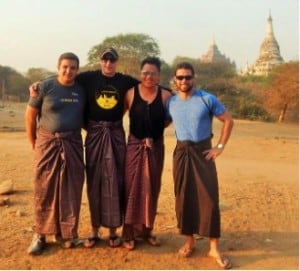 One First Year, Three Second years, and…Skirts? (Photo Credit: Stephanie Bell)