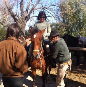 Little does Teona know that her horse has some plans of his own.