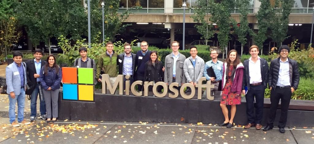 At Microsoft, Redmond.