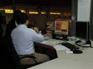 Learning some information about the Tenaris manufacturing plant.