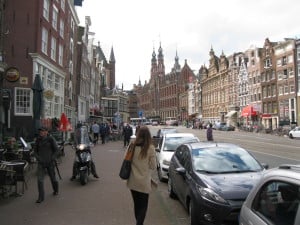 Magna Plaza. Neat architecture in Amsterdam. Old city. On way to rent a Yellow Bike —- nothing screams “I’m a tourist!” more.