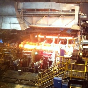 The highly efficient Tenaris tubeless steel plant design originated in Italy, where the founder had earlier directed another steel plant, Dalmine.