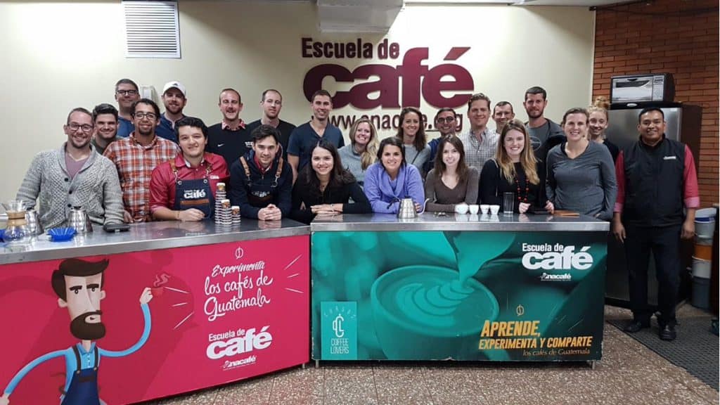 Alumnos de Emory visitando Anacafé (Guatemala). marzo de 2020.