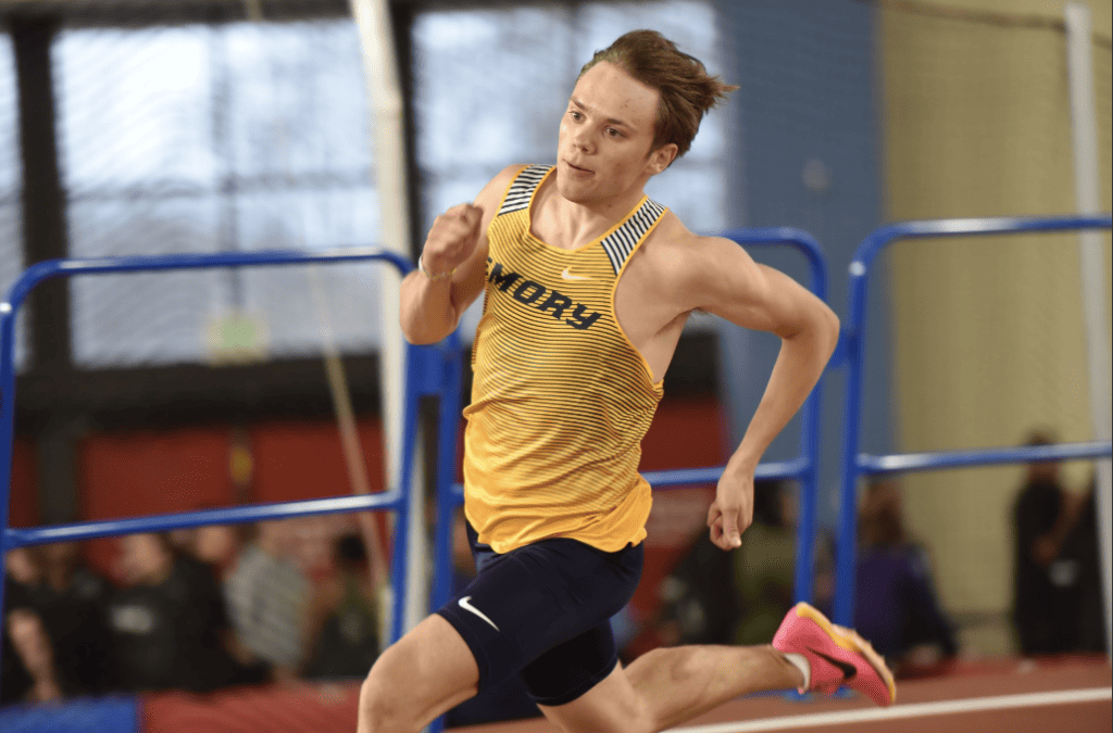 Aiden Gilbert 24MAF, Universidad de Emory, Atletismo masculino