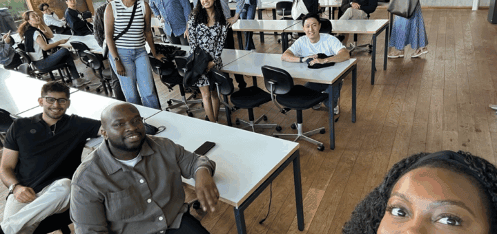 Classroom selfie at Copenhagen Business School!