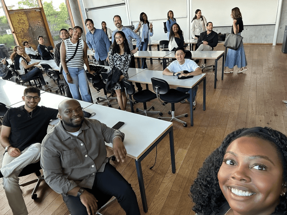 Classroom selfie at Copenhagen Business School!