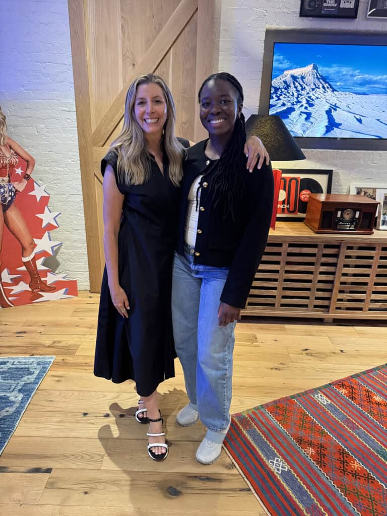 First time meeting Sara Blakely in person!